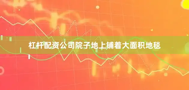 杠杆配资公司院子地上铺着大面积地毯