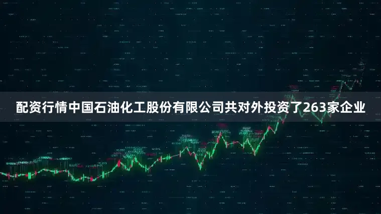 配资行情中国石油化工股份有限公司共对外投资了263家企业